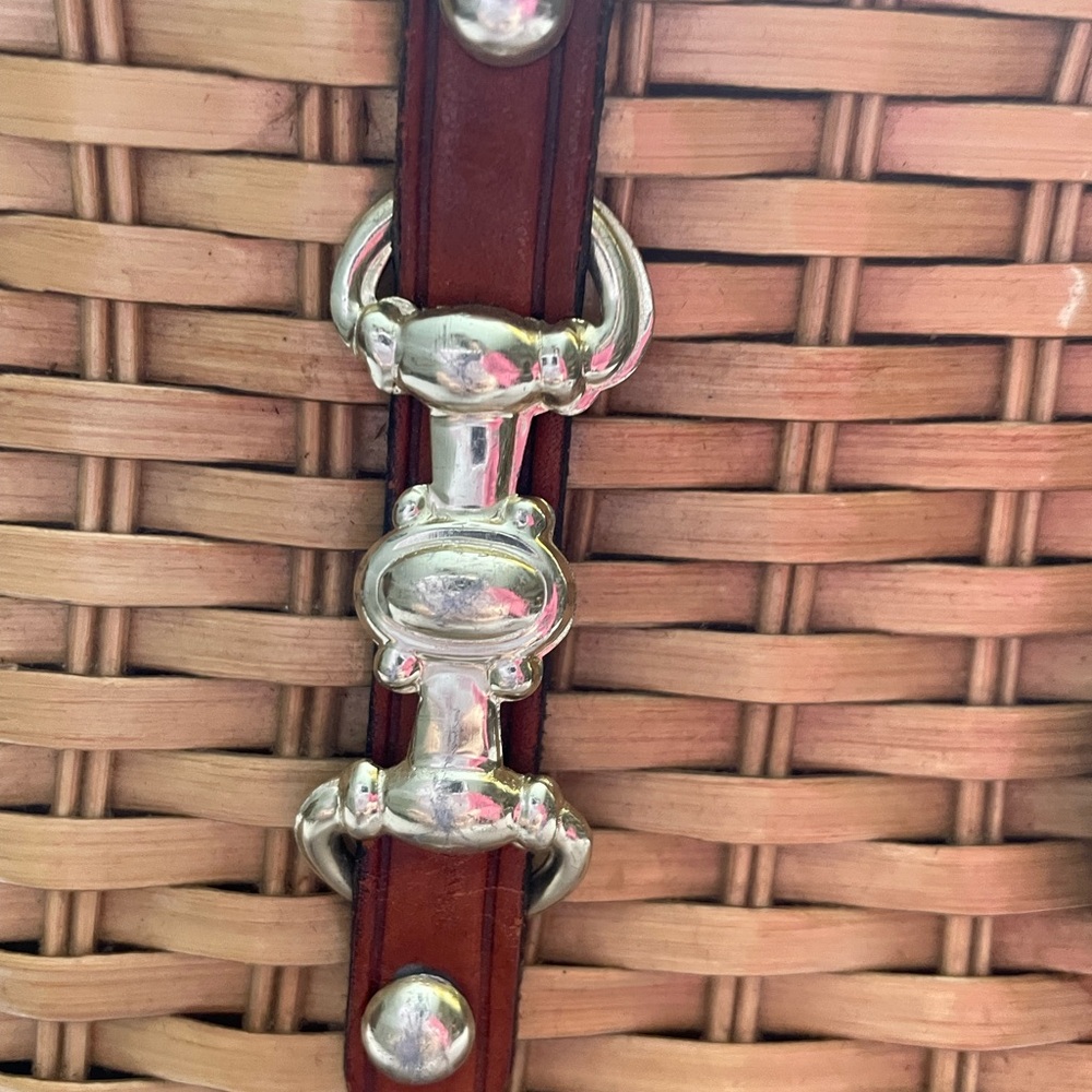 VINTAGE Simon Rattan Woven Handbag Handmade in Hong Kong Designed by Ernest Blum - Picture 8 of 16